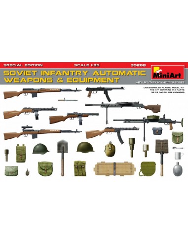 SOVIET INFANTRY AUTOMATIC WEAPONS & EQUIPMENT. SPECIAL EDITION