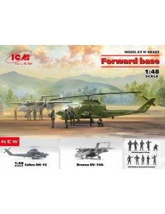 Forward base (Cobra AH-1G + Bronco OV-10A with US Pilots...