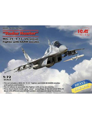 Mig 29 ucraniano con sistema antiradar HARM