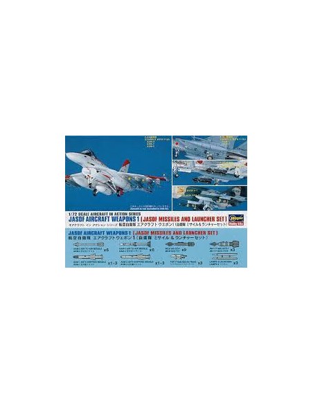 J.A.S.D.F. AIRCRAFT WEAPONS 1 : J.A.S.D.F. MISSILES AND LAUNCHER SET