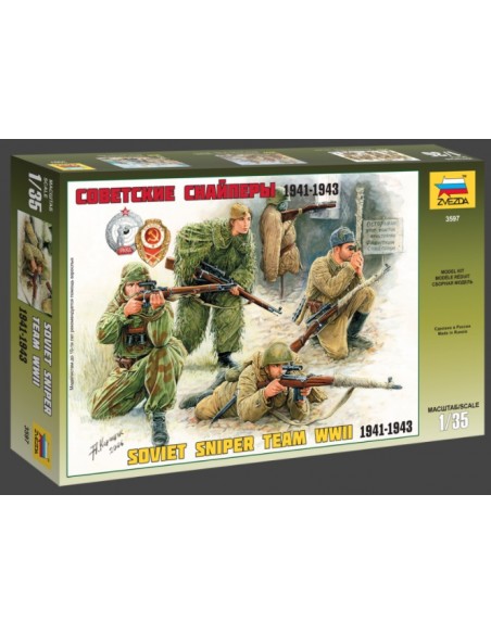 Soviet Sniper Team WWII