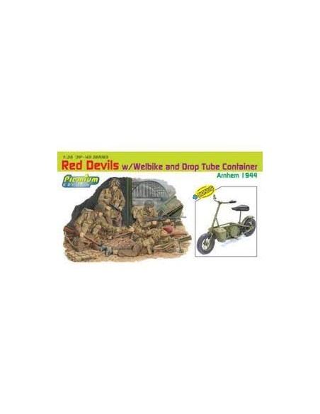 Red Devils w/Welbike and Drop Tube Container (ARNHEM 1944)