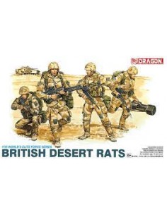 Ratas del desierto británicas 1:35 Serie Elite Force del...
