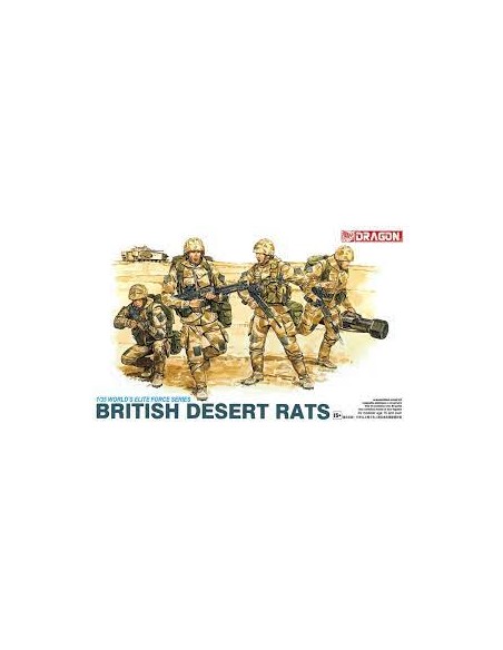 Ratas del desierto británicas 1:35 Serie Elite Force del mundo