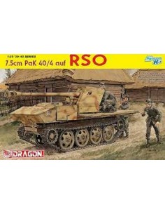 German IIWW anti-tank gun 7.5cm Pak 40/4 auf RSO