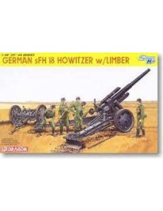 GERMAN SFH 18 HOWITZER W/LIMBER