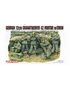 GERMÁN 12cm GRANATWERFER 42 MORTAR W/CREW.