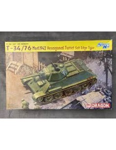 T-34/76 Mod.1942 Tipo de borde suave de torreta hexagonal