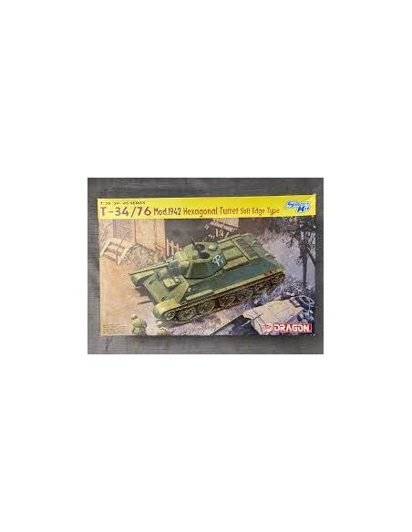 T-34/76 Mod.1942 Tipo de borde suave de torreta hexagonal
