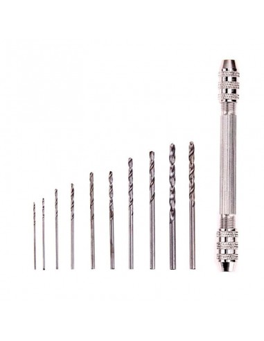 AMAZING ART - TALADRO DE MANO DUAL + 10 BROCAS