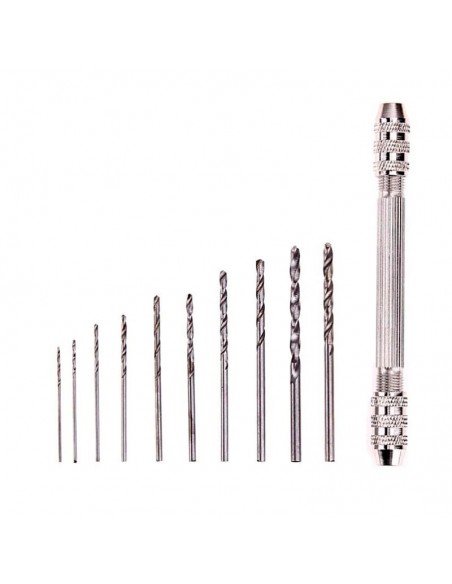 AMAZING ART - TALADRO DE MANO DUAL + 10 BROCAS