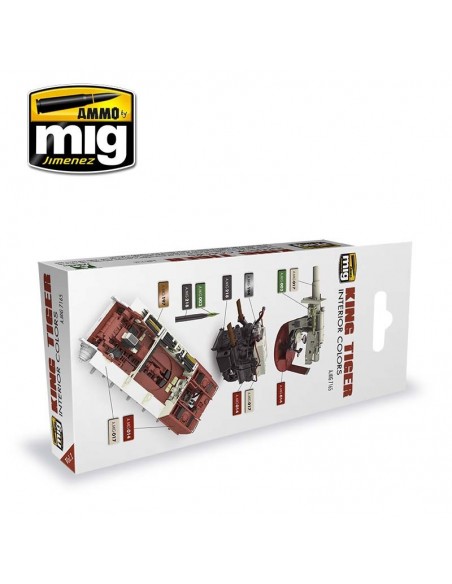 SET DE COLORES INTERIORES KING TIGER (EDICIÓN ESPECIAL TAKOM) VOL. 1