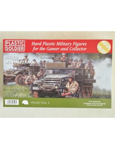 ALLIED M3 HALFTRACK  3 VEHICULOS Y 24 SOLDADOS