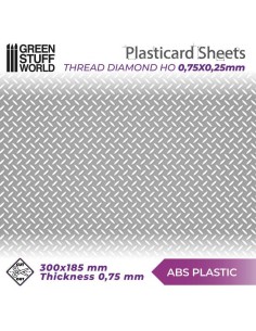 PLANCHA PLASTICARD DIAMANTE HO 0,75 mm 2
