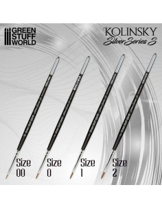 SET PINCELES KOLINSKY SILVER SERIES (S) 2