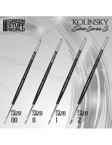 SET PINCELES KOLINSKY SILVER SERIES (S)