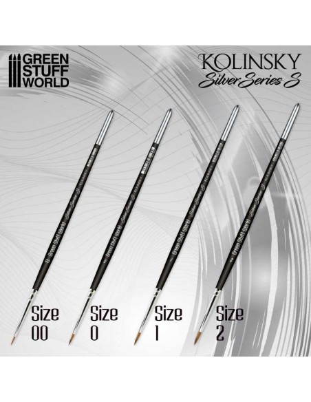 SET PINCELES KOLINSKY SILVER SERIES (S)