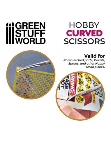 TIJERAS MODELISMO - PUNTA CURVADA