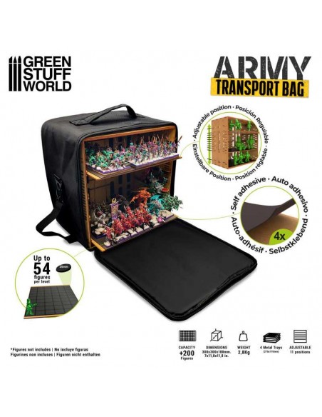 MALETÍN TRANSPORTE DE MINIATURAS MEDIANO