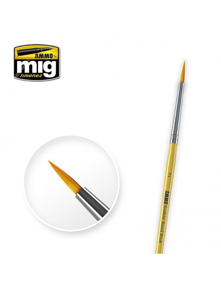 PINCEL SINTÉTICO REDONDO 2