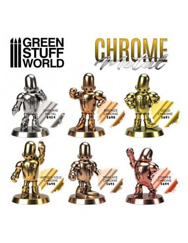 PINTURA CROMADA - BRONCE 17ml
