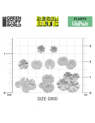 PLANTAS LILY PADS 3D