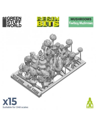 SETAS DE FANTASÍA 3D