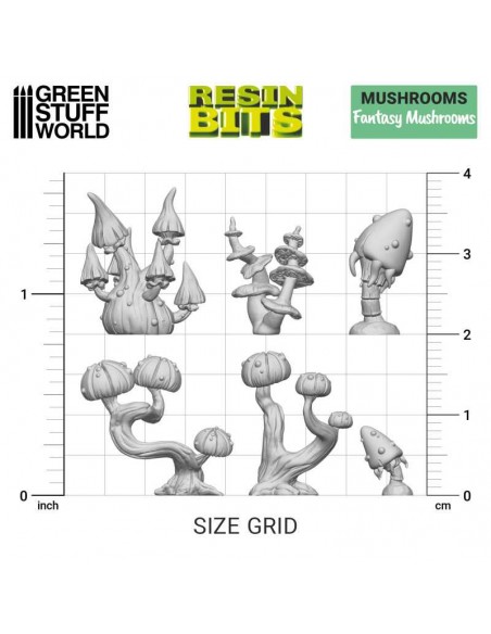 SETAS DE FANTASÍA 3D