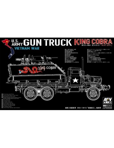 US Army Vietnam war Gun Truck "King COBRA" M113 + M54