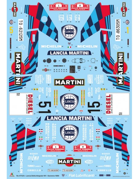 LANCIA DELTA HF INTEGRALE 16V SAN REMO 1989