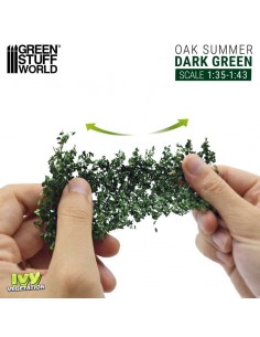 HIEDRA MODELISMO - ROBLE VERDE OSCURO - GRANDE 2