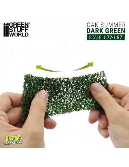 HIEDRA MODELISMO - ROBLE VERDE OSCURO - PEQUEÑA