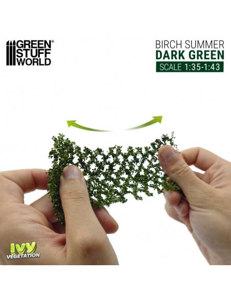 HIEDRA MODELISMO - ABEDUL VERDE OSCURO - GRANDE