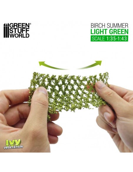 HIEDRA MODELISMO - ABEDUL VERDE CLARO – GRANDE