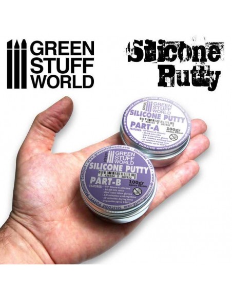 MASILLA DE SILICONA VIOLETA 200gr.