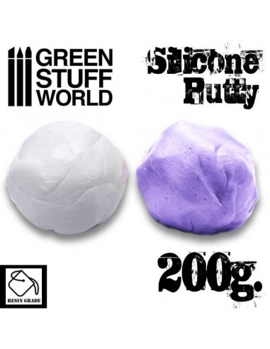 MASILLA DE SILICONA VIOLETA 200gr.