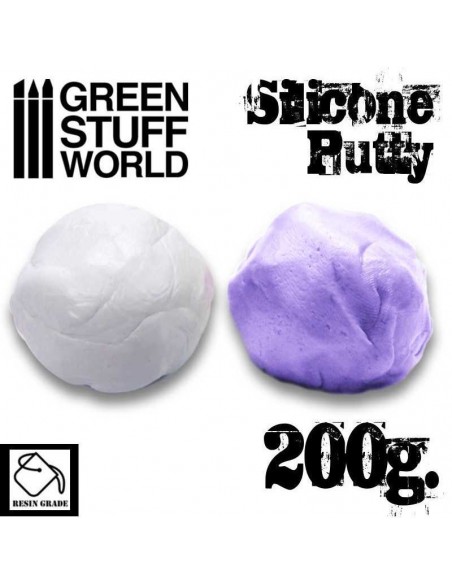 MASILLA DE SILICONA VIOLETA 200gr.