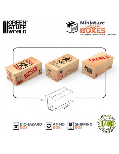 CAJAS EN MINIATURA IMPRESAS - GRANDES