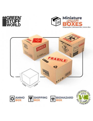 CAJAS EN MINIATURA IMPRESAS - GRANDES