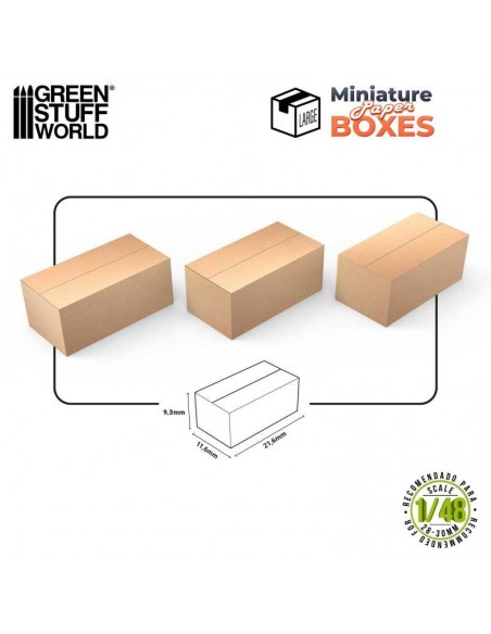 CAJAS EN MINIATURA NO IMPRESAS - GRANDES