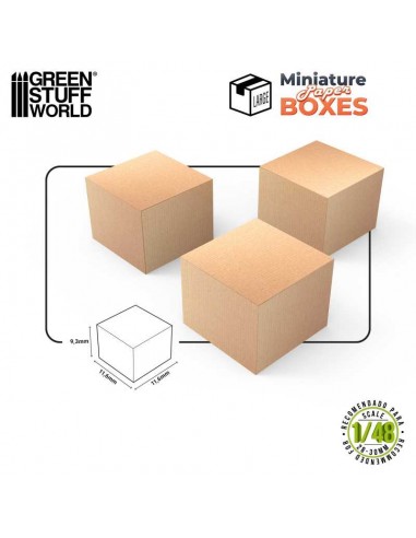 CAJAS EN MINIATURA NO IMPRESAS - GRANDES