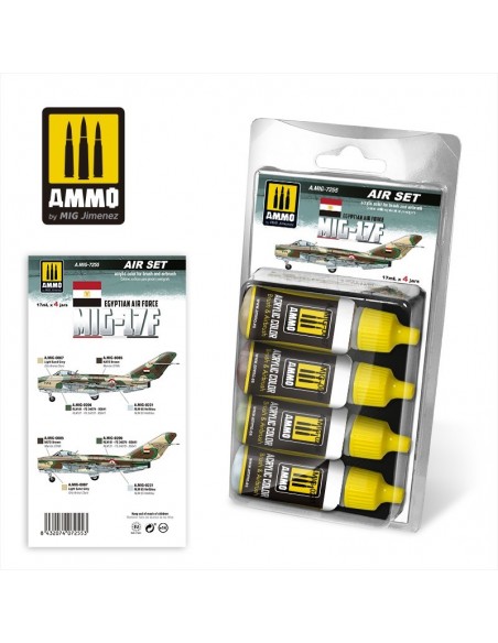 SET MIG-17F FUERZA AÉREA EGIPCIA