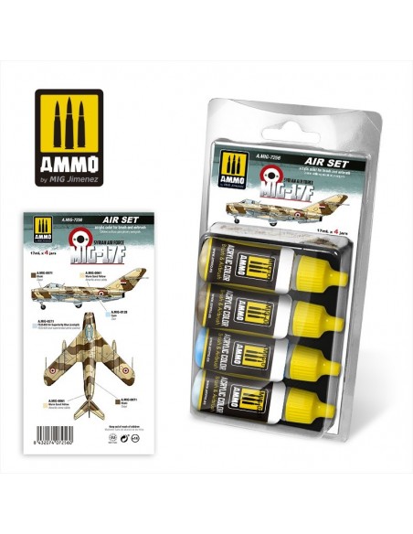 SET MIG-17F DE LAS FUERZAS AÉREAS SIRIAS
