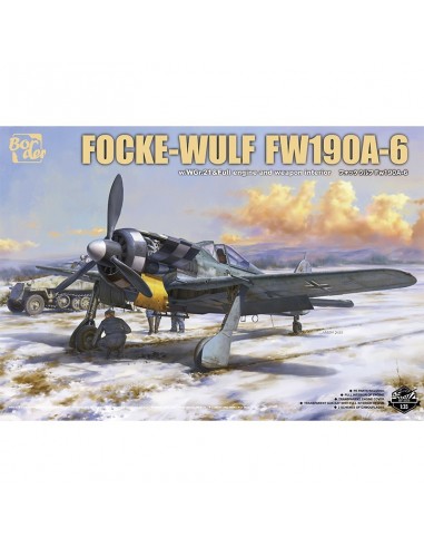 Focke-Wulf Fw 190A-6 con Wgr. 21 & Motor Completo e Interior de Armas