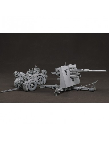 Flak37 Cañón Alemán de 88mm con 6 anti-aircraft...