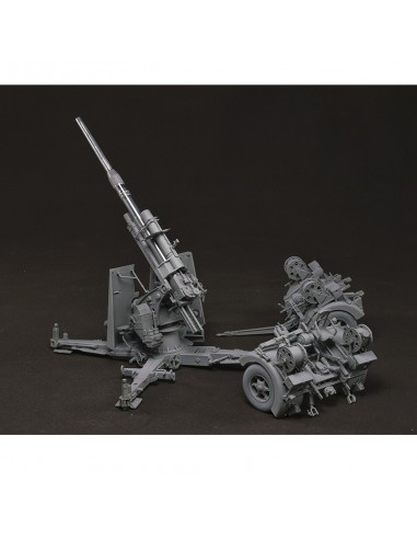 Flak37 Cañón Alemán de 88mm con 6 anti-aircraft...