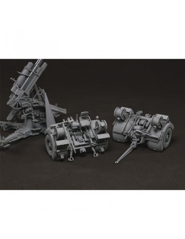 Flak37 Cañón Alemán de 88mm con 6 anti-aircraft...