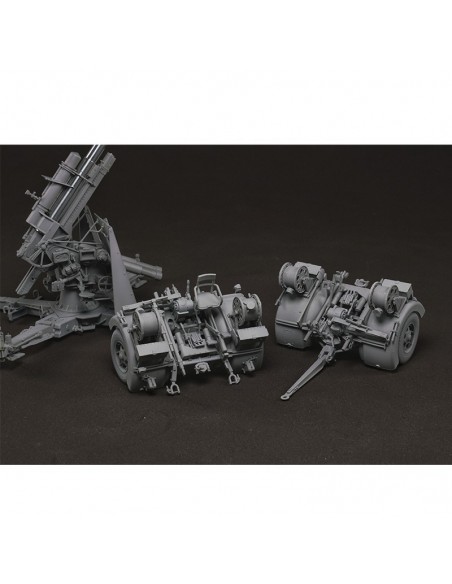 Flak37 Cañón Alemán de 88mm con 6 anti-aircraft artillery crew edicion caja de chapa members