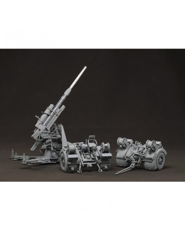 Flak37 Cañón Alemán de 88mm con 6 anti-aircraft...