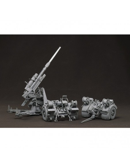 Flak37 Cañón Alemán de 88mm con 6 anti-aircraft artillery crew edicion caja de chapa members